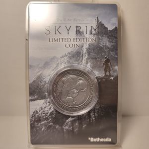 Skyrim Dovahkiin Dragonborn Coin Official Limited Edition Collectible Emblem